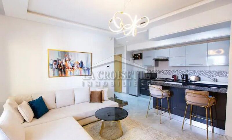 Appartement meublé S+1 avec terrasse aux Jardins de Carthage 